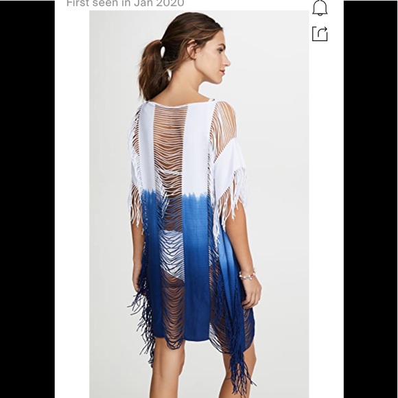 COPY - PILYQ Monique cover up in island blue - Picture 3 of 6